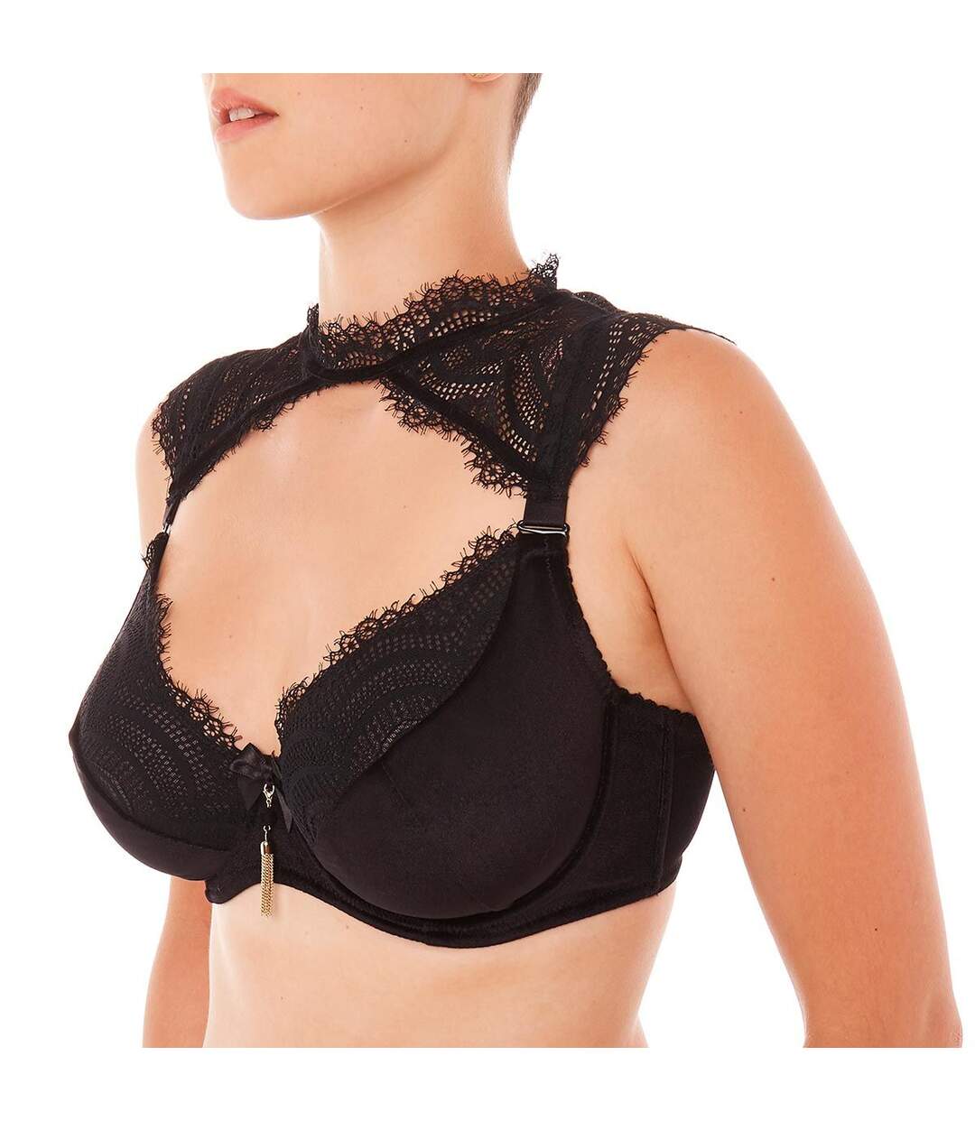 Soutien-gorge grand maintien noir Magique