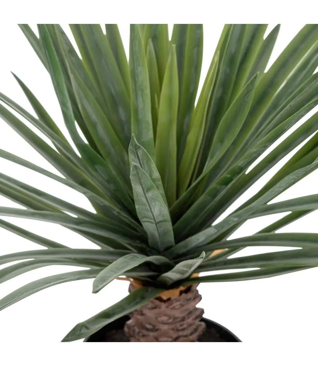 Palmier Artificiel en Pot Rivi 52cm Noir & Vert-3