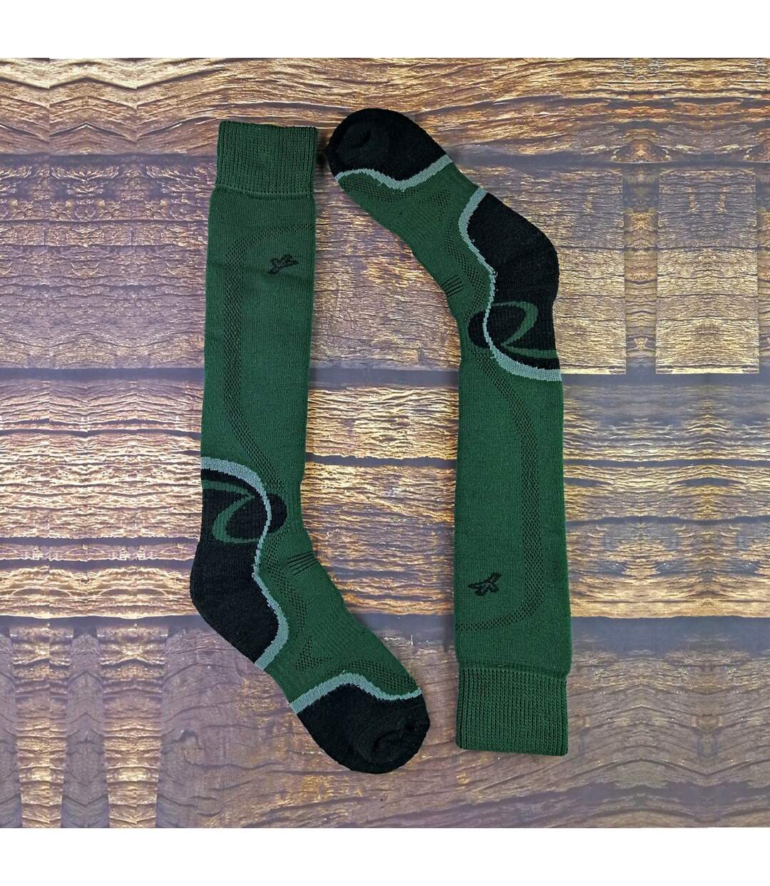 Chaussettes Homme Hautes Laine Mérinos Randonnée-3