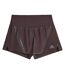 Womens/ladies Song For The Mute Regular Running Shorts Coffee Adidas-1