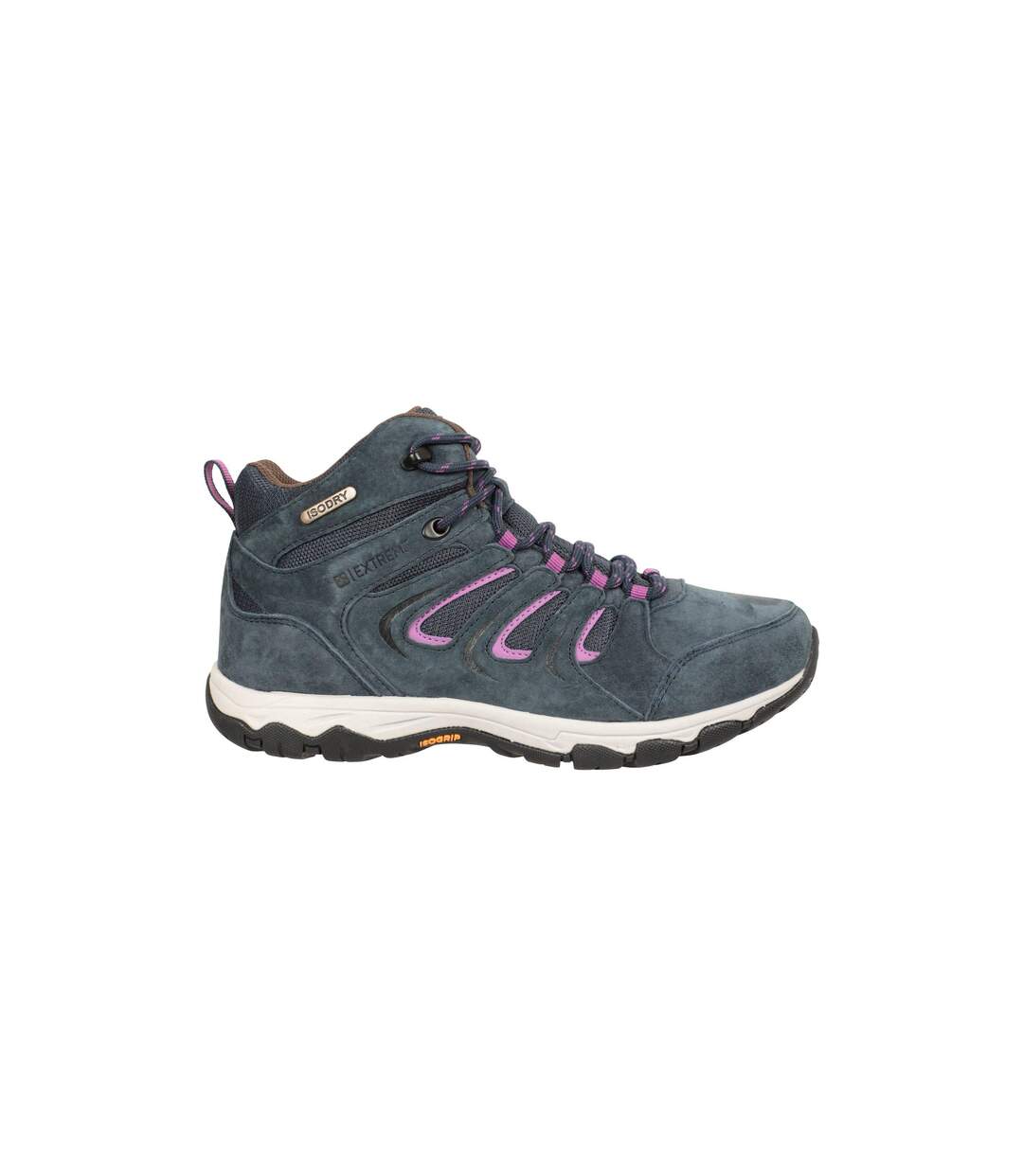 Bottines de marche aspect extreme femme bleu foncé Mountain Warehouse-1