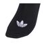 Lot De 6  Socquettes Motif/style Trèfle Femme Noir Adidas-4