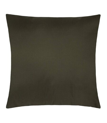 Grove highland cow outdoor cushion cover 43cm x 43cm olive Evans Lichfield