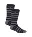 2 Pair Mens Winter Crew Slipper Socks-1