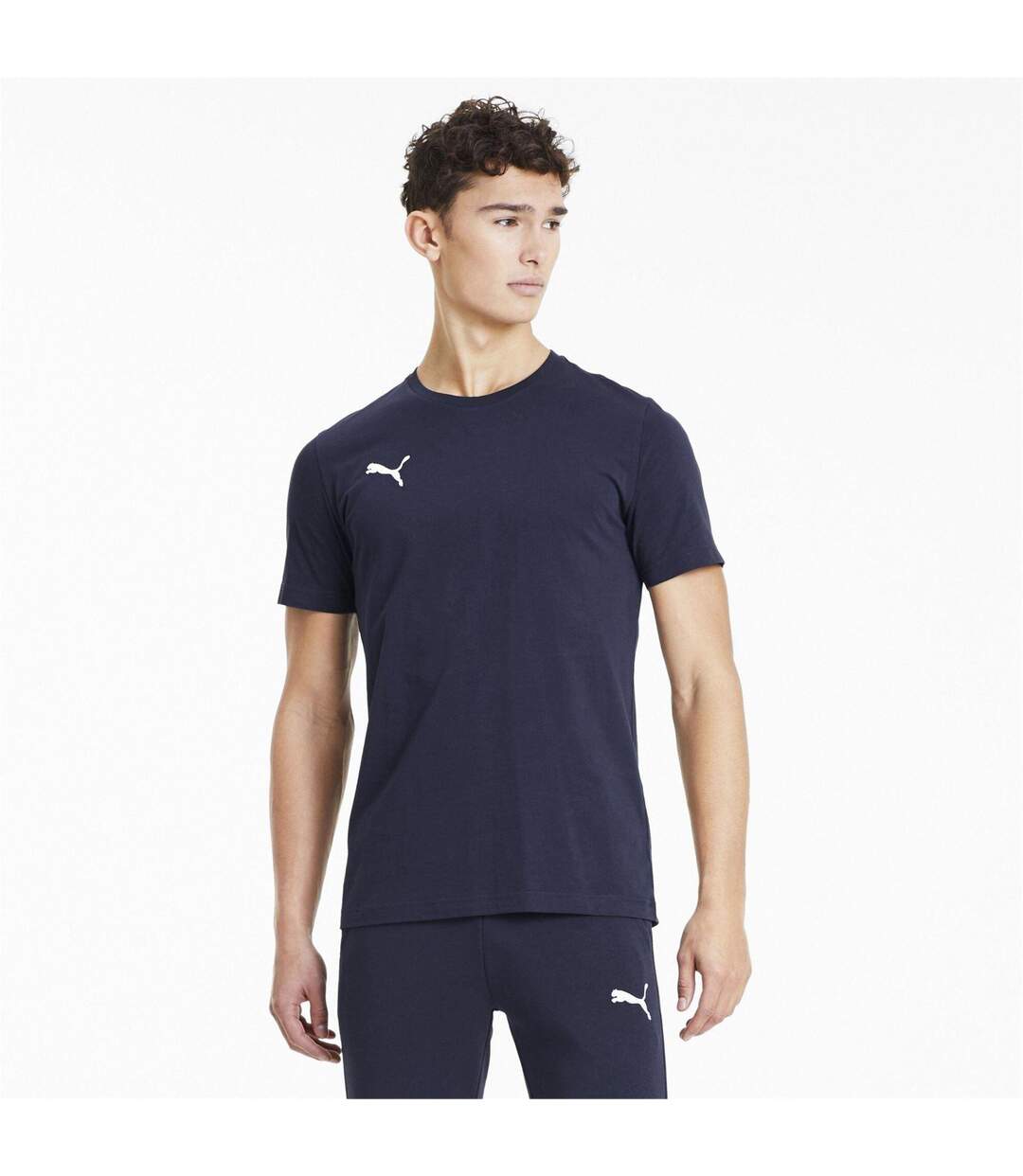 Mens Teamgoal 23 Casuals T-shirt Peacoat Puma-3
