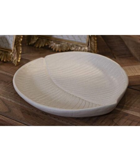 Vide-Poche en Résine Stons 33cm Crème