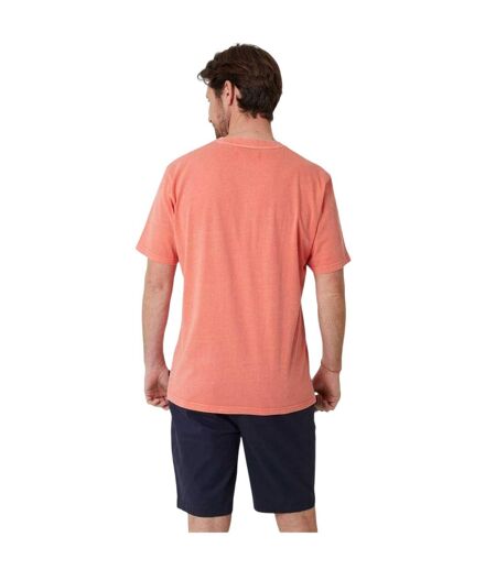 Mens Penally Pocket T-shirt Coral Saltwell