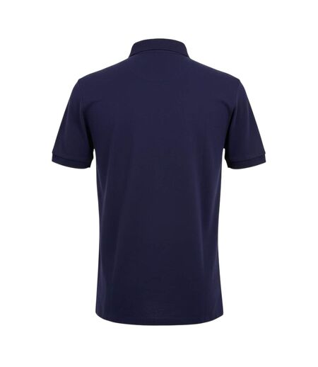 Mens Dereso Short-sleeved Polo Shirt Navy Hugo