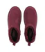 Womens/ladies Leather Snug Fit Boots Burgundy Jack Wills-4