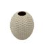Vase Design en Céramique Pepipas 28cm Gris & Or-2
