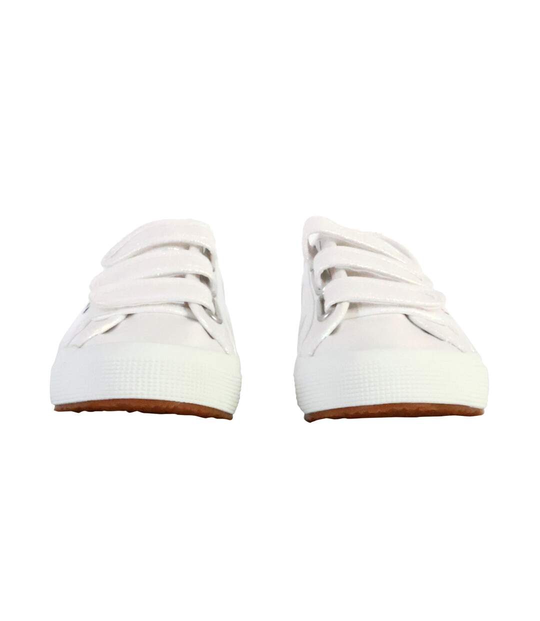 Basket Basse à Scratch Superga Straps Lame-5