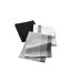 Lot de 3 Torchons Vibrato 50x70cm Noir-1