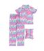 Ensemble De Pyjama Motif/style Ruché Femme Rose Polly Pocket-2