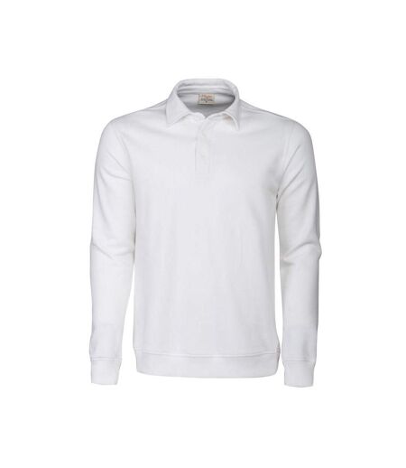Unisex Adult Homerun Long-sleeved Polo Shirt White Printer