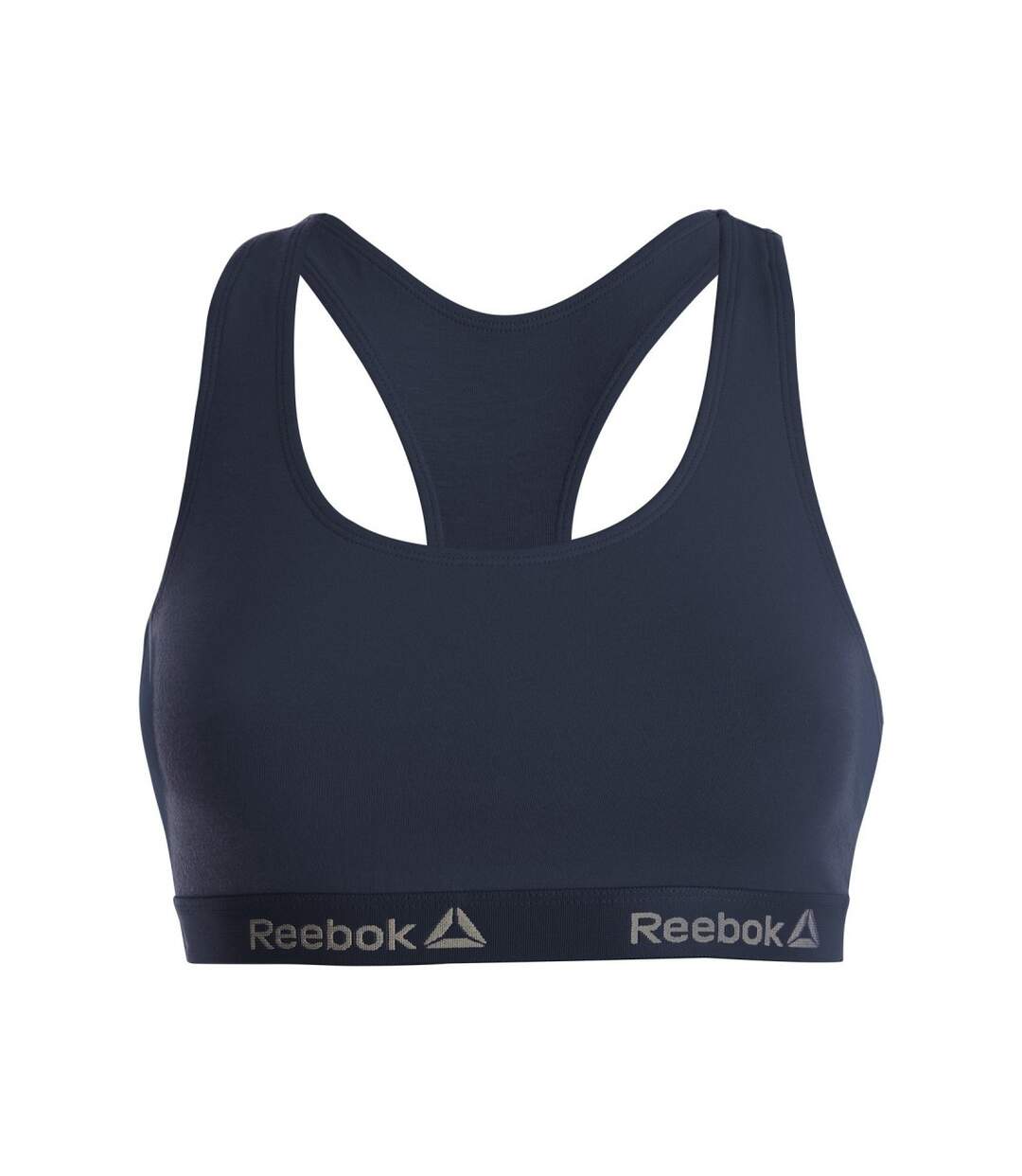 Brassière Femme Unie Coton REEBOK Noire-2