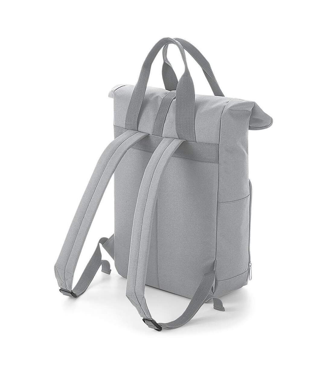 Sac à dos urbain rolltop et poignées - 14 litres - BG118 - gris clair-3