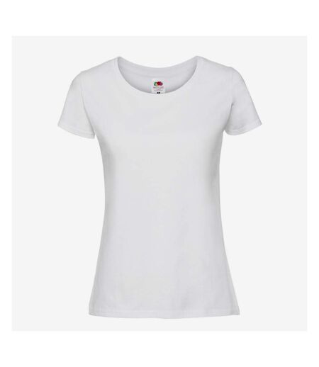 Fruit of the Loom Womens/Ladies Premium Ringspun Cotton T-Shirt (White) - UTPC5705