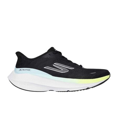 Womens/ladies Aero Pulse Slip-in Running Trainers Black Sun Skechers