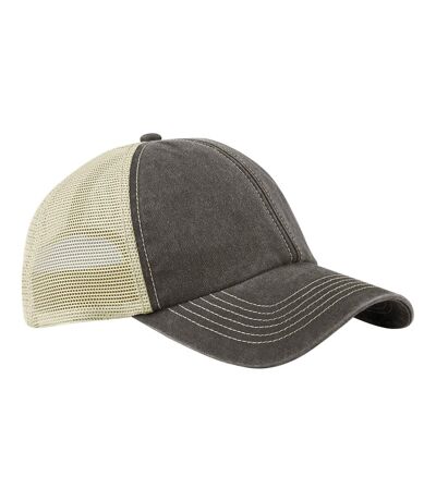 Casquette Trucker Vieux Noir Beige Gris Beechfield