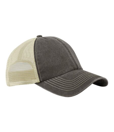 Casquette Trucker Vieux Noir Beige Gris Beechfield