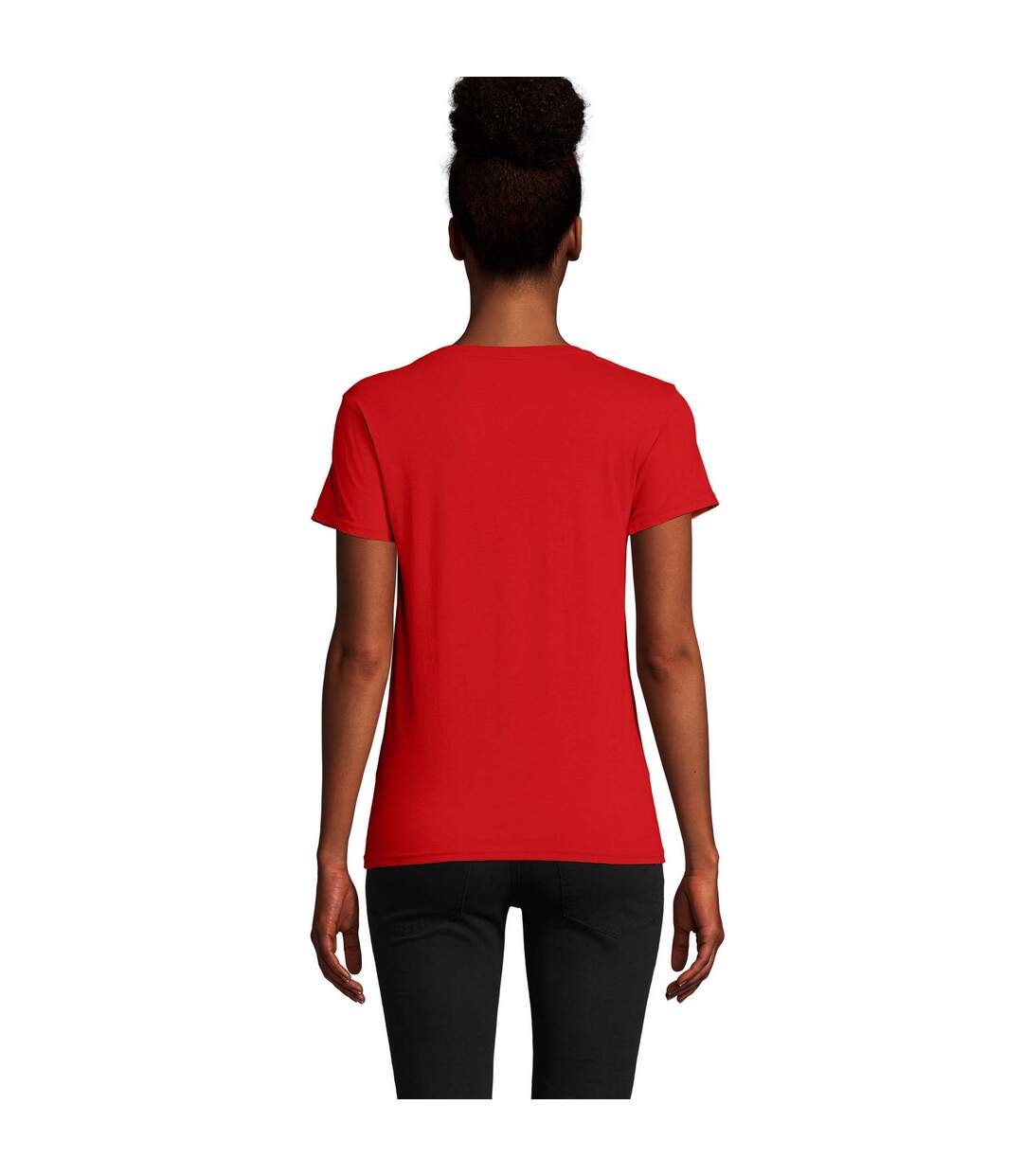 T-shirt Pioneer Femme Rouge SOLS-2