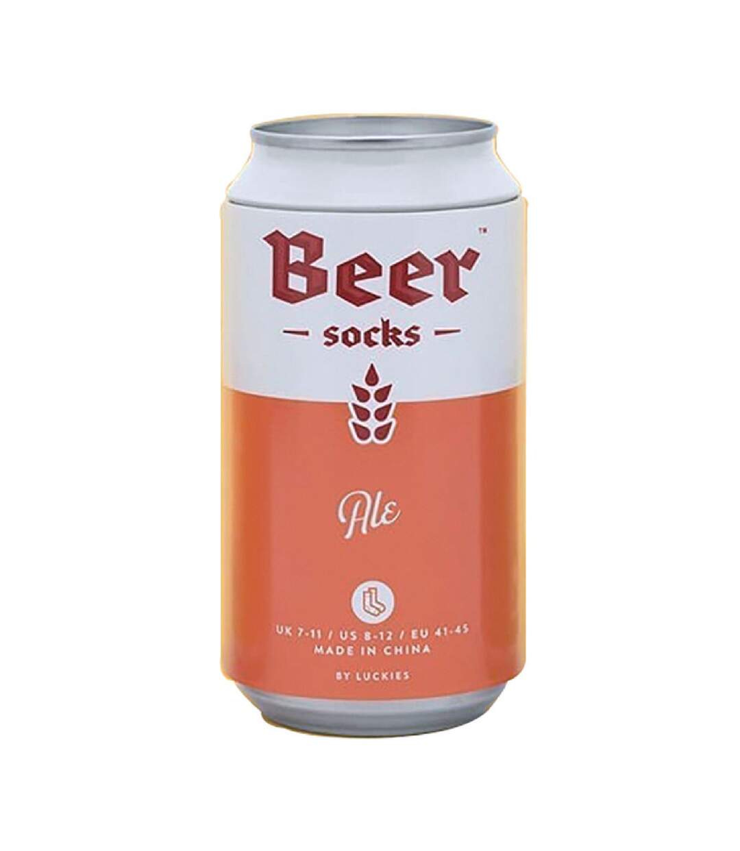 1 Pack Mens Beer Socks in a Can (Ale / Lager / Stout)-2