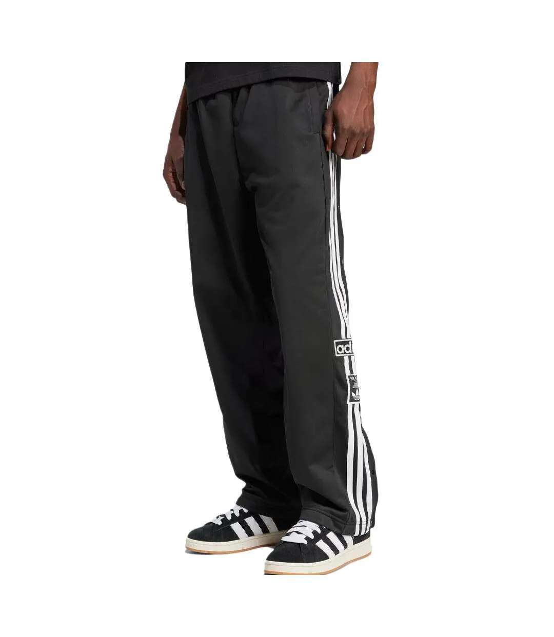Pantalon fluide noir homme adidas iw3482-1