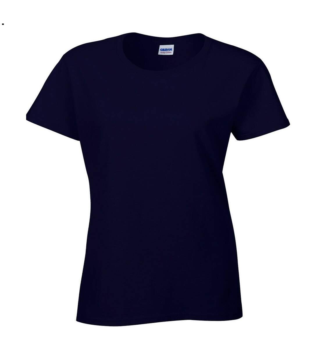 T-shirt à manches courtes coupe féminine femme bleu marine Gildan