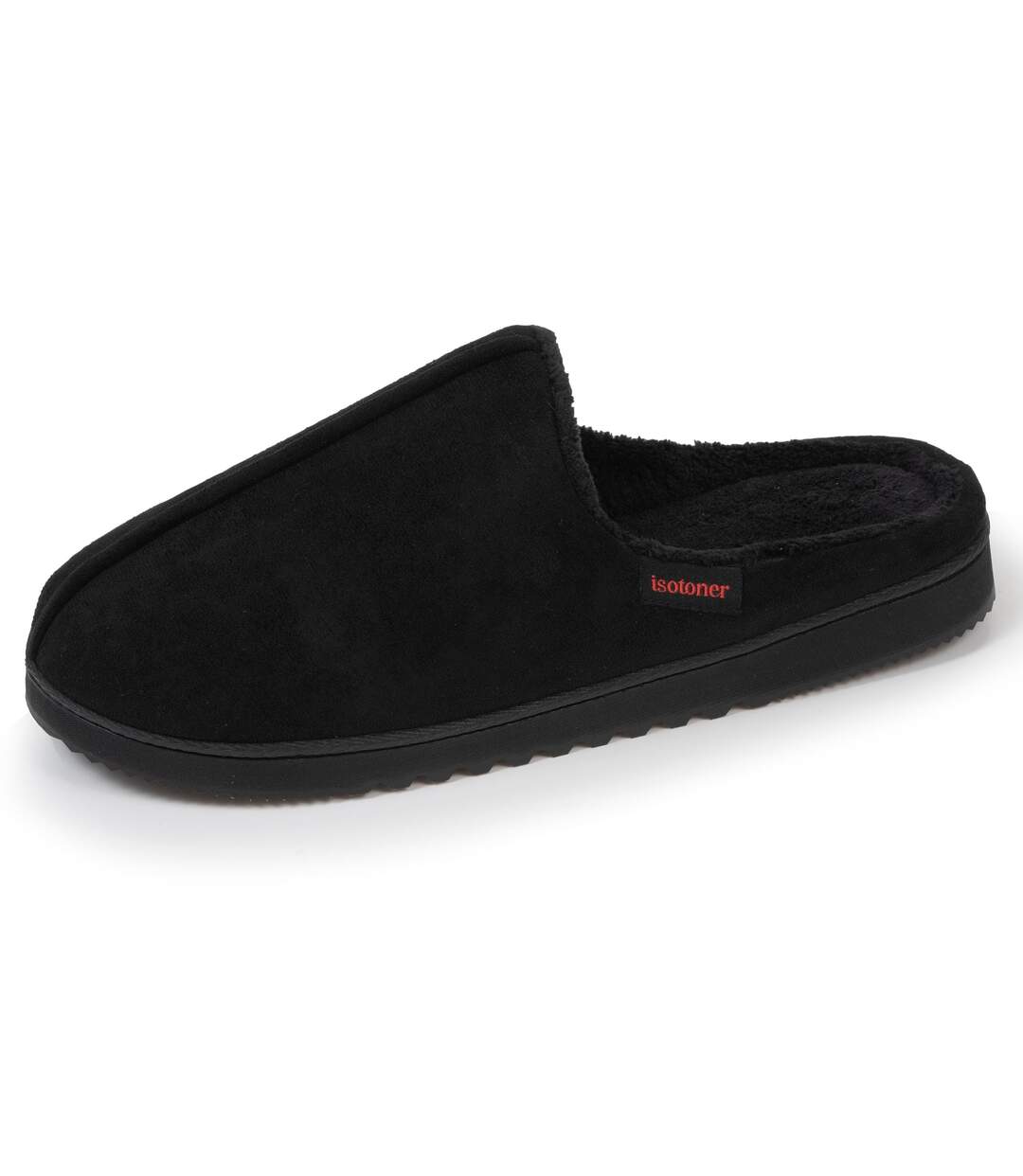Isotoner Chaussons Mules homme suédine, confortables-1