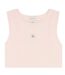 Débardeur rose femme calvin klein jeans label - l-2