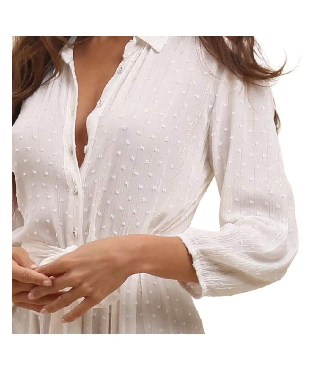 Robe blanche femme goa spéculos-2