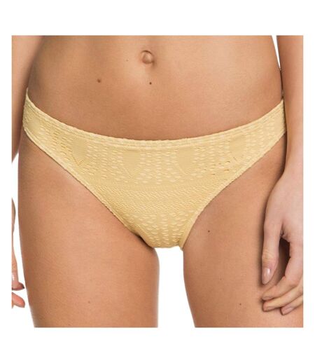 Bas de Bikini Jaune crochet Femme Roxy Sweet Wildness - M