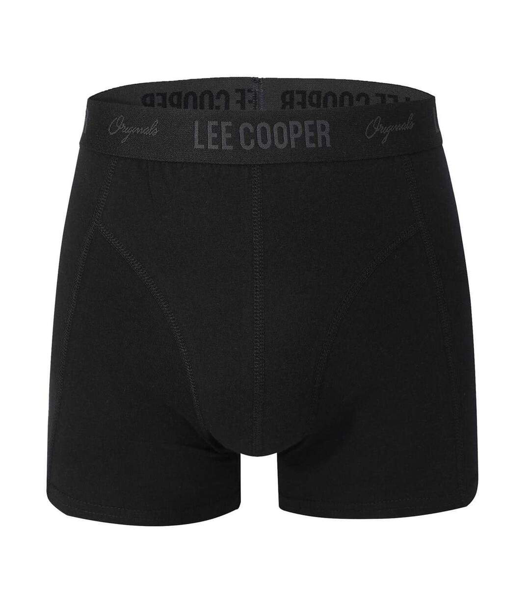 Pack Of 10  Mens Boxer Shorts  Grey Charcoal Black Lee Cooper-4