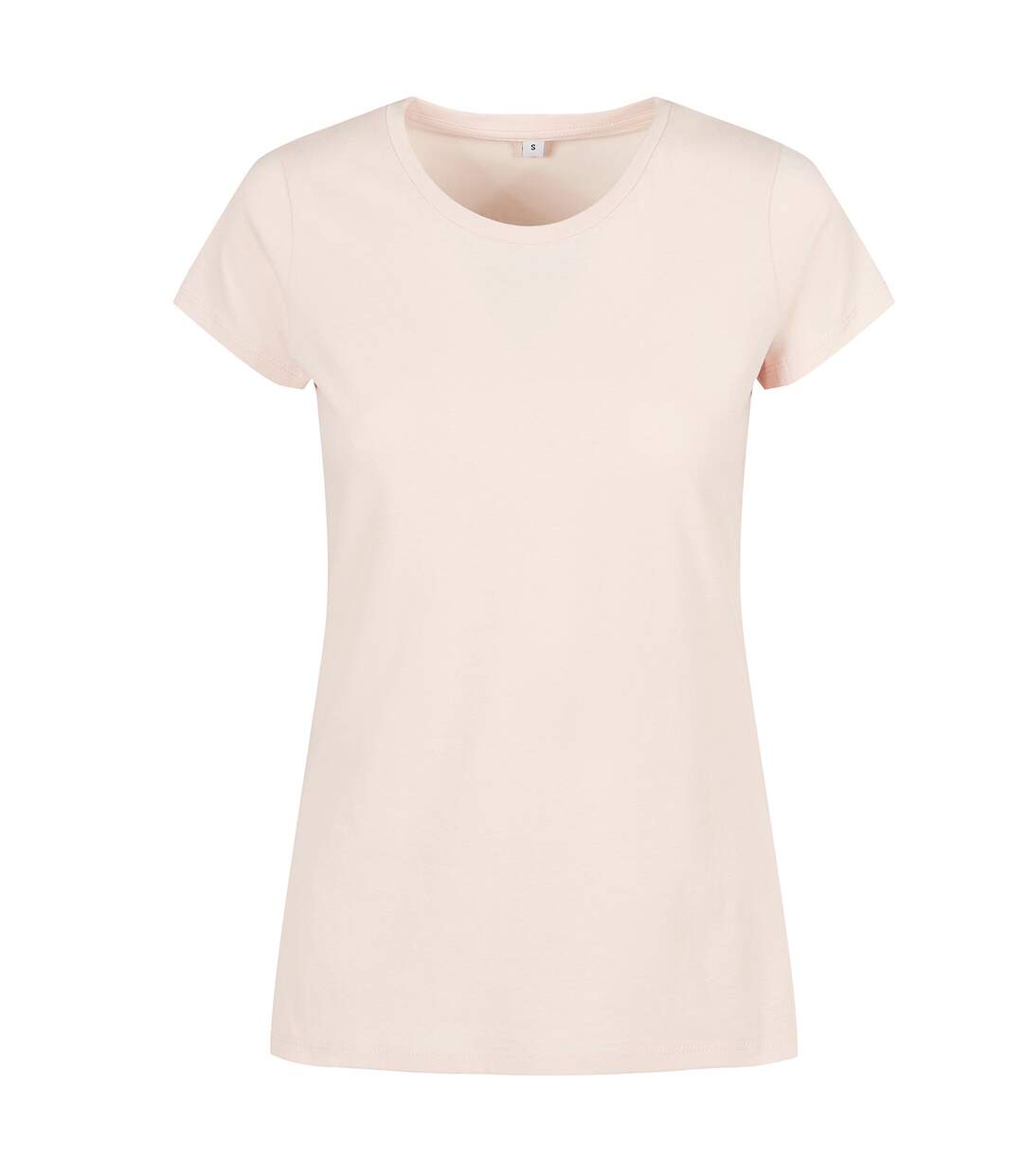 T-shirt basic femme rose Build Your Brand-1