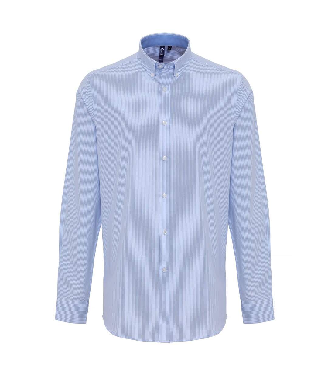 Chemise manches longues - Homme - PR238 - rayé bleu