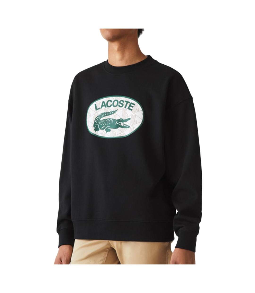 Sweat Noir Homme Lacoste Sweatshirt SH2524 - L-1