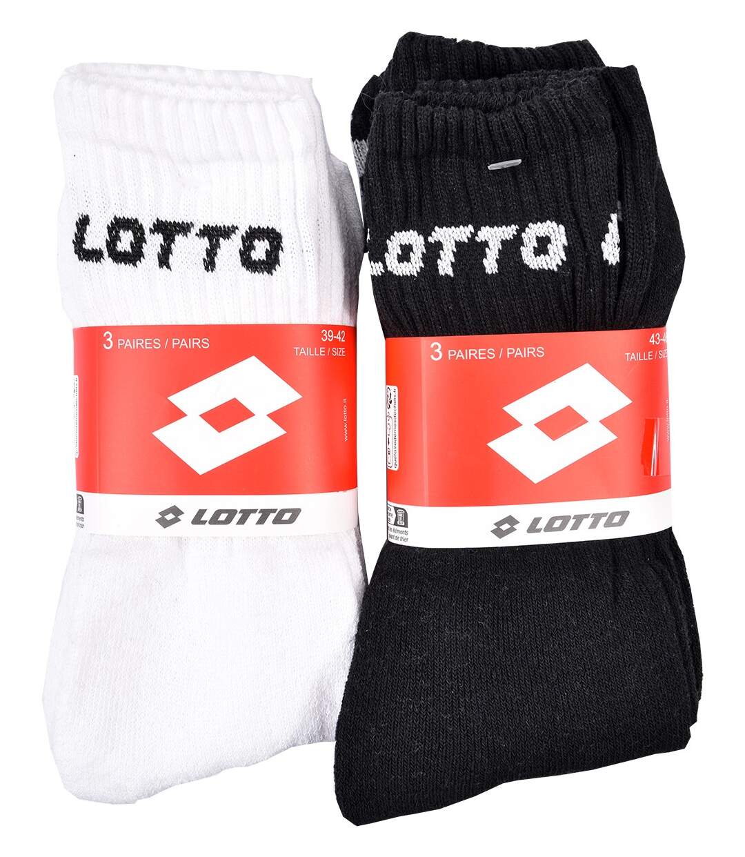 Chaussettes Homme LOTTO Pack de 6 paires TENNIS 2414