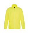 SOLS Mens North Full Zip Outdoor Fleece Jacket (Neon Yellow)