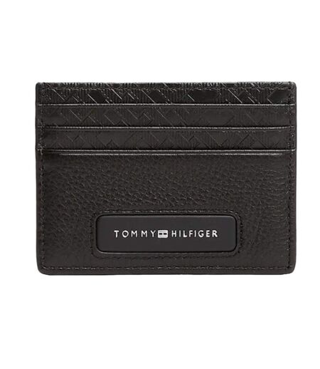 Portefeuille noir homme tommy hilfiger holde
