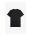 T-shirt Motif/style Rayure Contrastée Sur Bord Homme Noir Marron Fred Perry-2