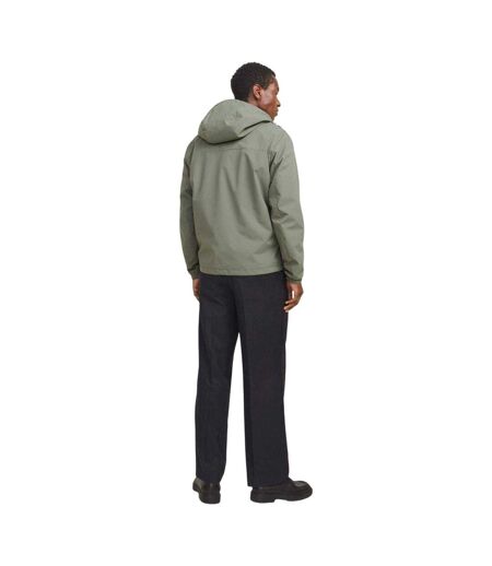 Veste À Capuche Homme Gris Kaki Jack And Jones