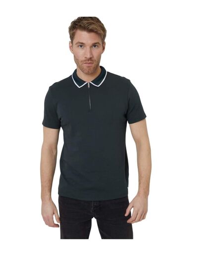 Polo Manches Courtes Pinetwn Homme Vert Pin Threadbare