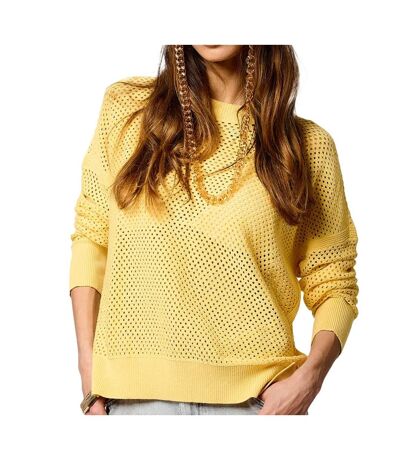 Pull jaune femme kaporal leore - m