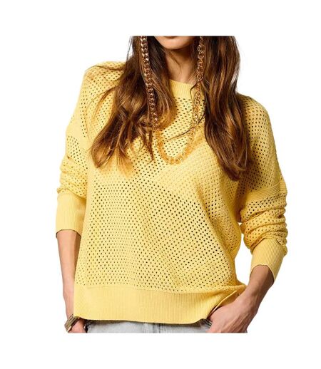 Pull jaune femme kaporal leore - m
