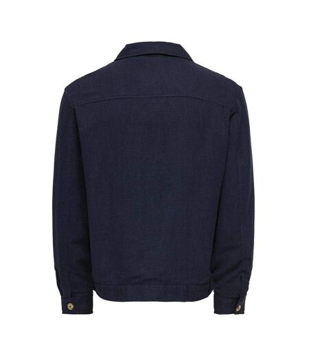 Veste légère marine homme only & sons structure