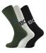 3 Pack Core Sport Ribbbed Top Crew Socks for Men-4