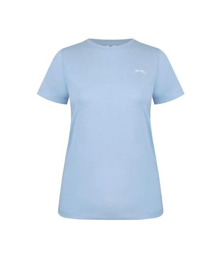 T-shirt Motif/style Uni Femme Bleu Clair Slazenger