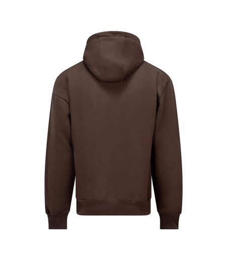 Mens Signature Heavyweight Hoodie Espresso Awdis