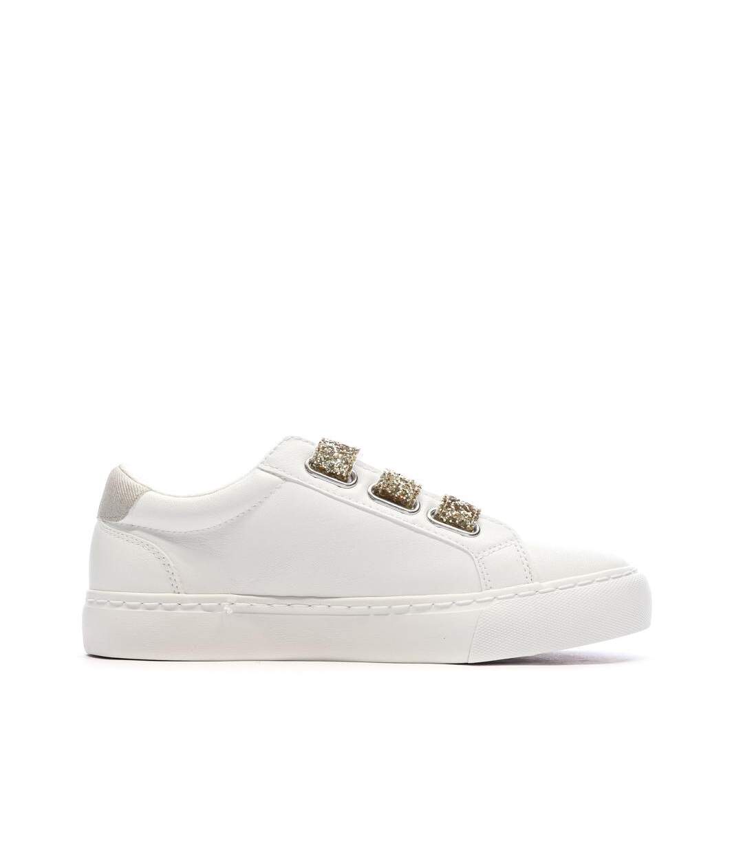 Baskets blanche/doré femme kaporal tippyk-2