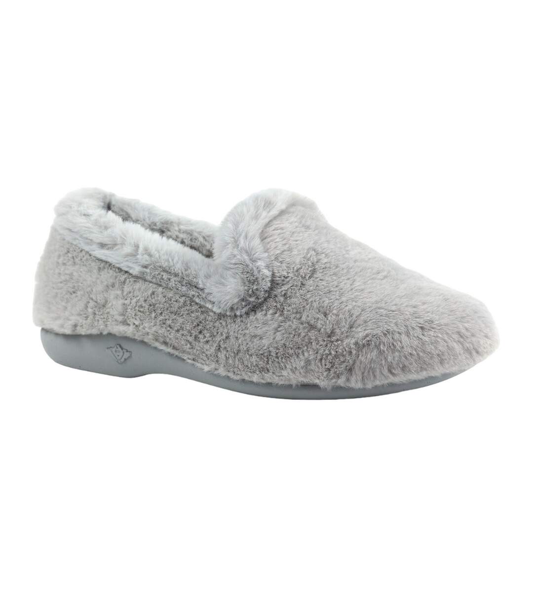 Chaussons frito femme gris Lunar-1